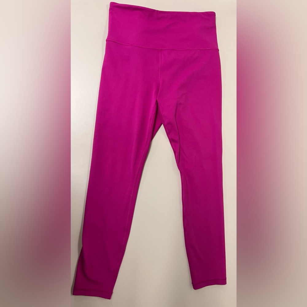 Athleta Ultra High Rise Elation Tight Legging Pink Small Petite 25" Inseam